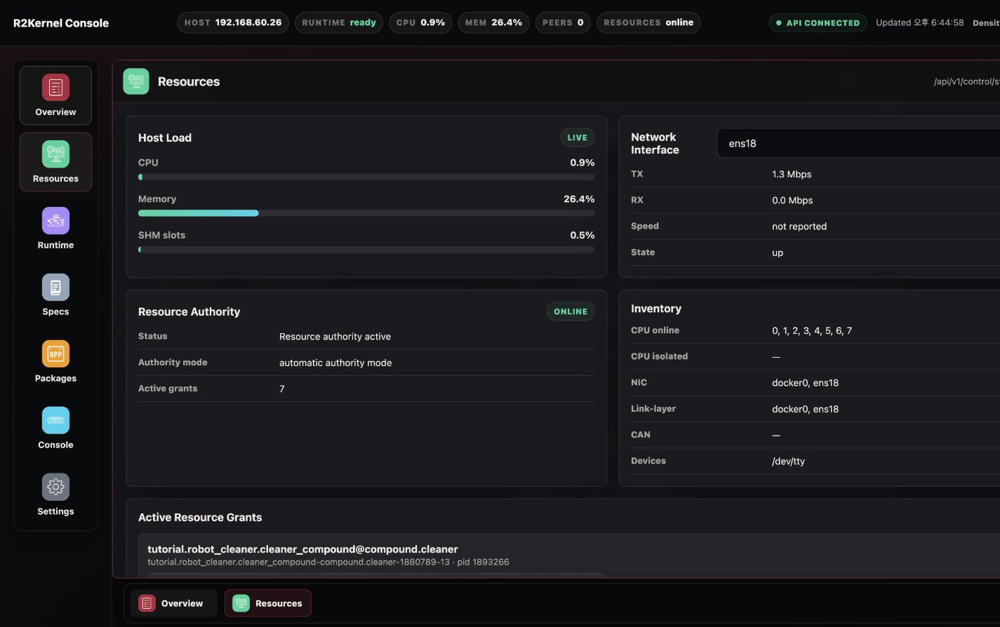 Resources page